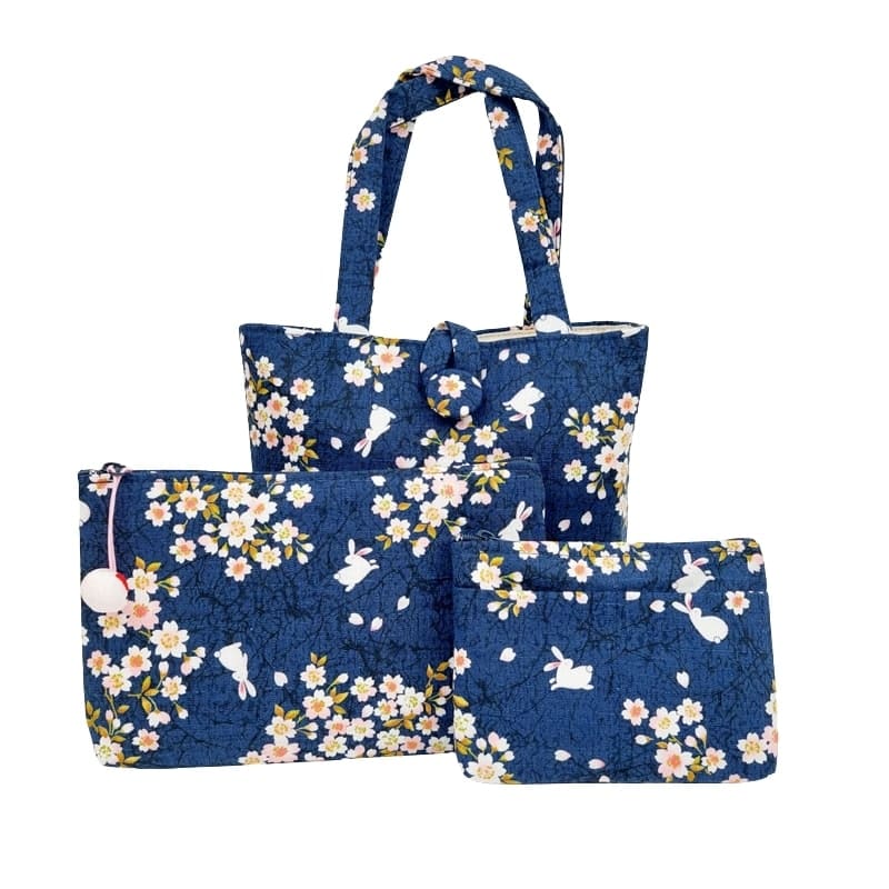 Japanese Bag – Usagi Sakura Blue