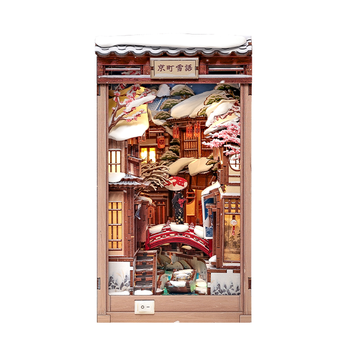 Japanese Book Nook Kyoto Snow Whisper