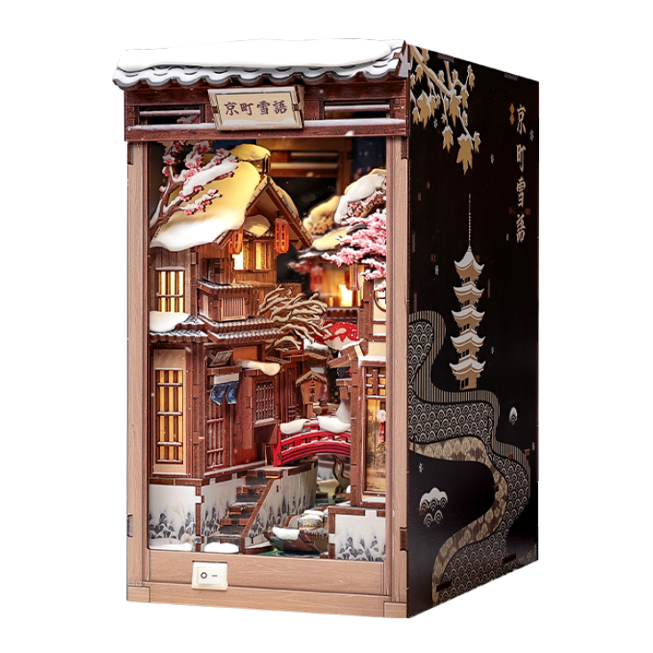 Japanese Book Nook Kyoto Snow Whisper