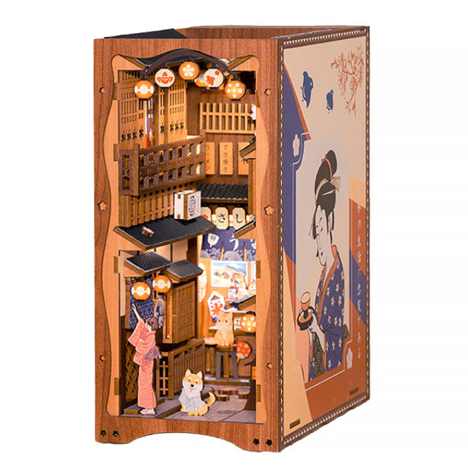 Japanese Book Nook Under the Sakura Tree