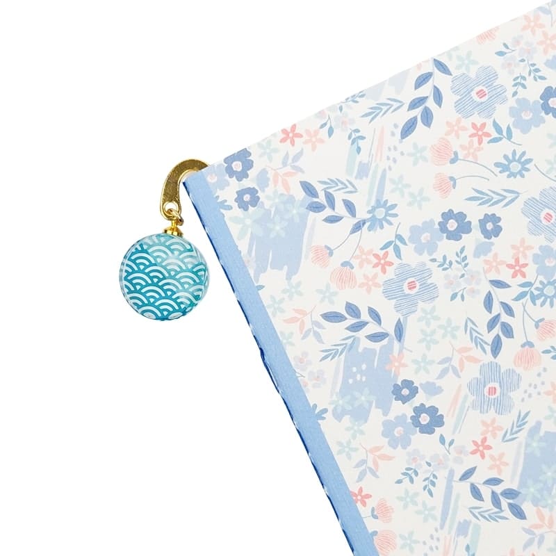 Japanese Bookmark - Seigaiha