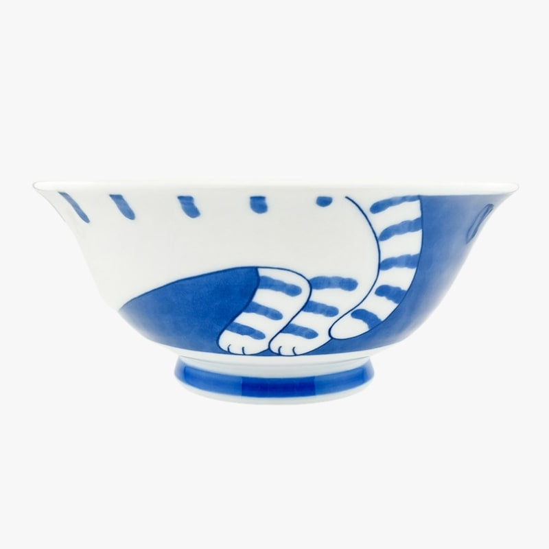 Japanese Bowl - Neko Blue