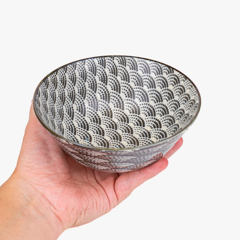 Japanese Bowl – Seikaiha Pattern