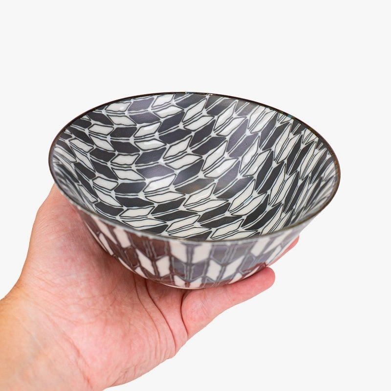 Japanese Bowl – Yagasuri Pattern