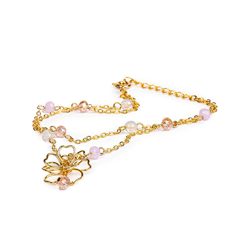 Japanese Bracelet - Double Chain Sakura