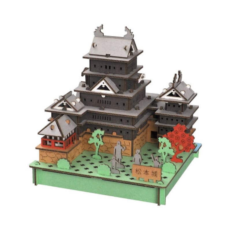 Japanese Cardboard Craft Kit – Matsumoto Castle