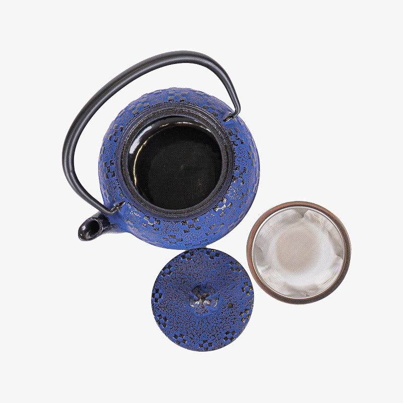 Japanese Cast Iron Teapot – Tetsubin Indigo