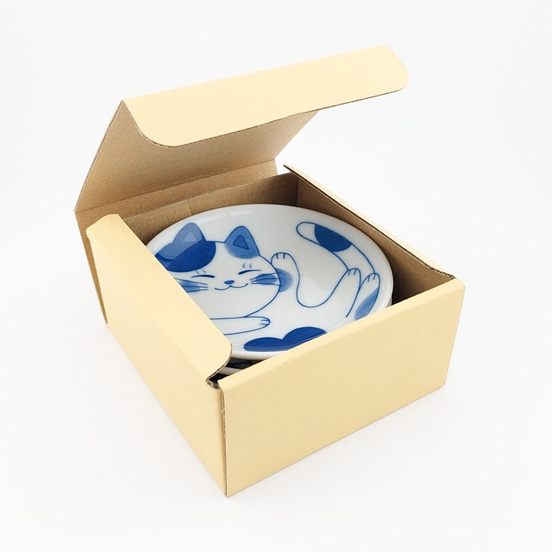 Japanese Cat Plates - Small