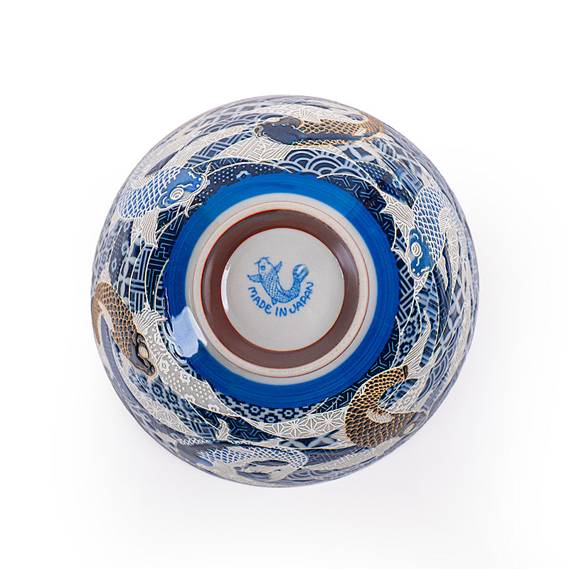 Japanese Ceramic Bowl - Koi Carp