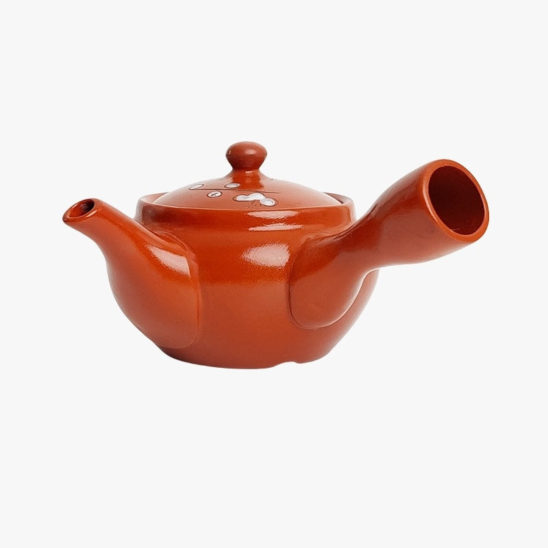Japanese Ceramic Teapot - Red Kyusu