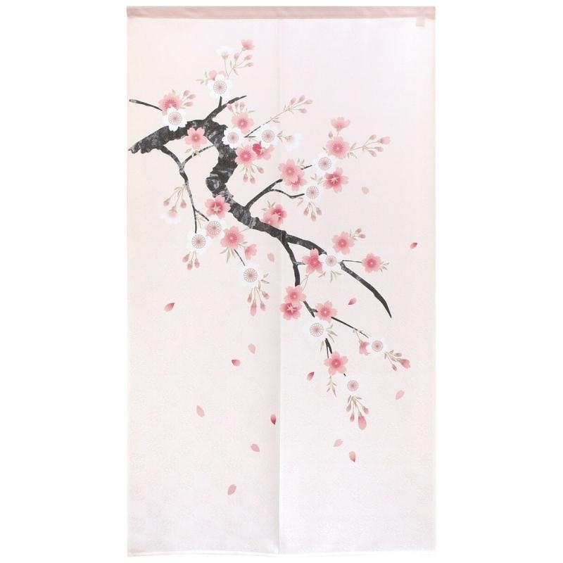 Japanese Cherry Blossom Noren 85 x 150 cm (33.5’’ x 59’’)