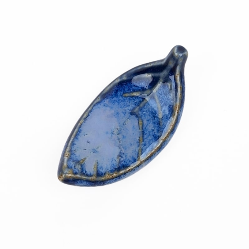 Japanese Chopstick Rest – Blue Leaf
