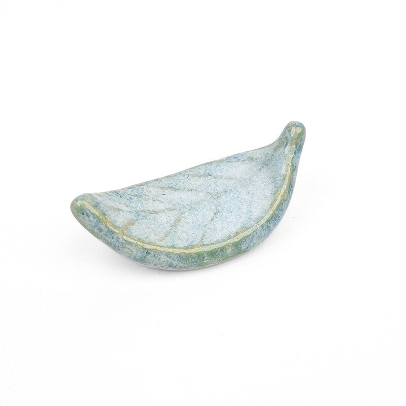 Japanese Chopstick Rest - Green Leaf