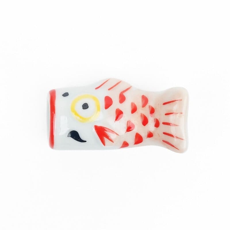 Japanese Chopstick Rest – Koinobori Red