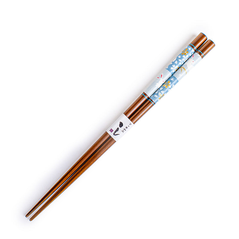 Japanese Chopsticks - Blue Sakura Usagi