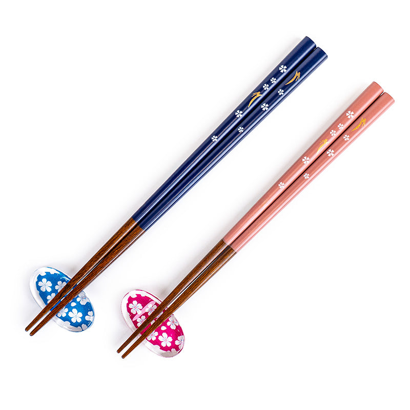 Japanese Chopsticks Duo - Sakura Usagi & Rests