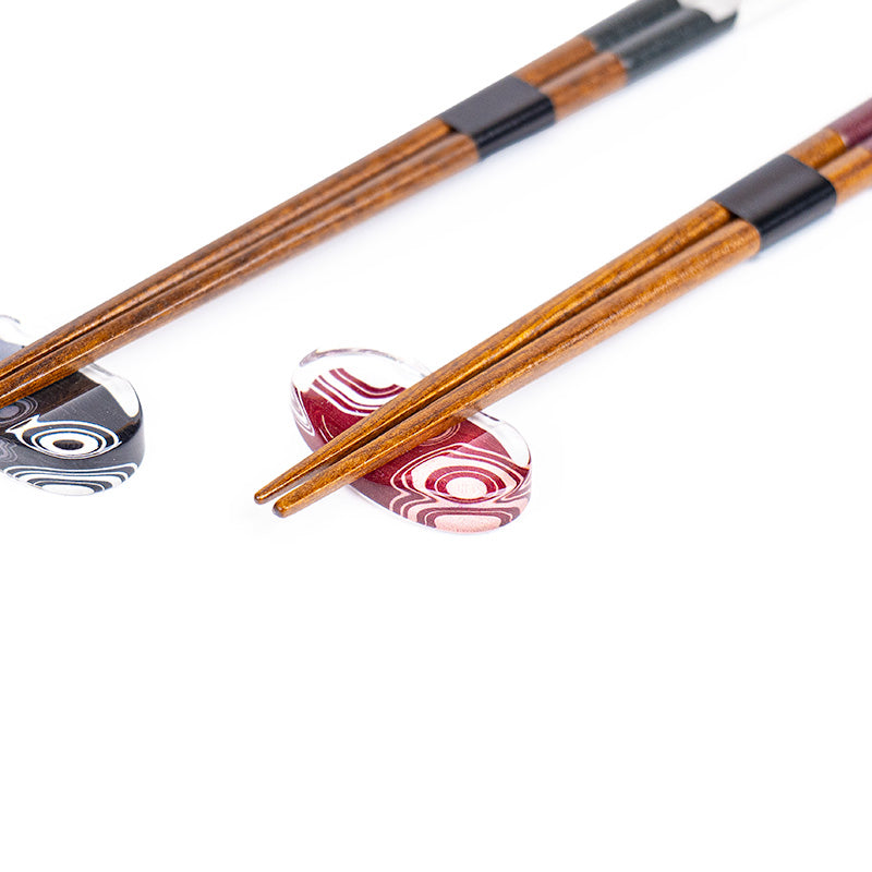 Japanese Chopsticks Duo - Uzumaki & Rests