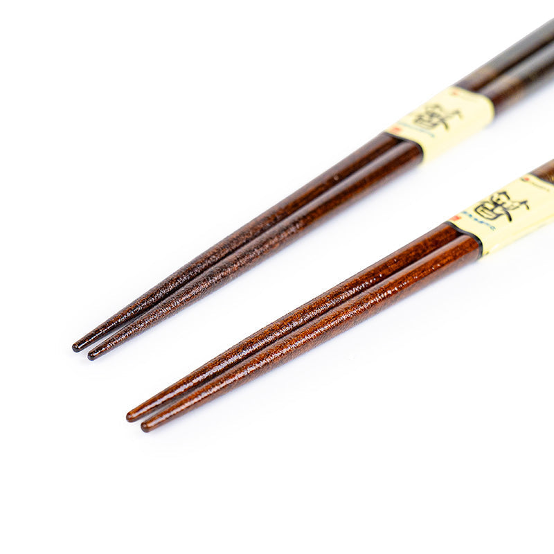 Japanese Chopsticks Gift Set - 2 Pairs with Gold Accents