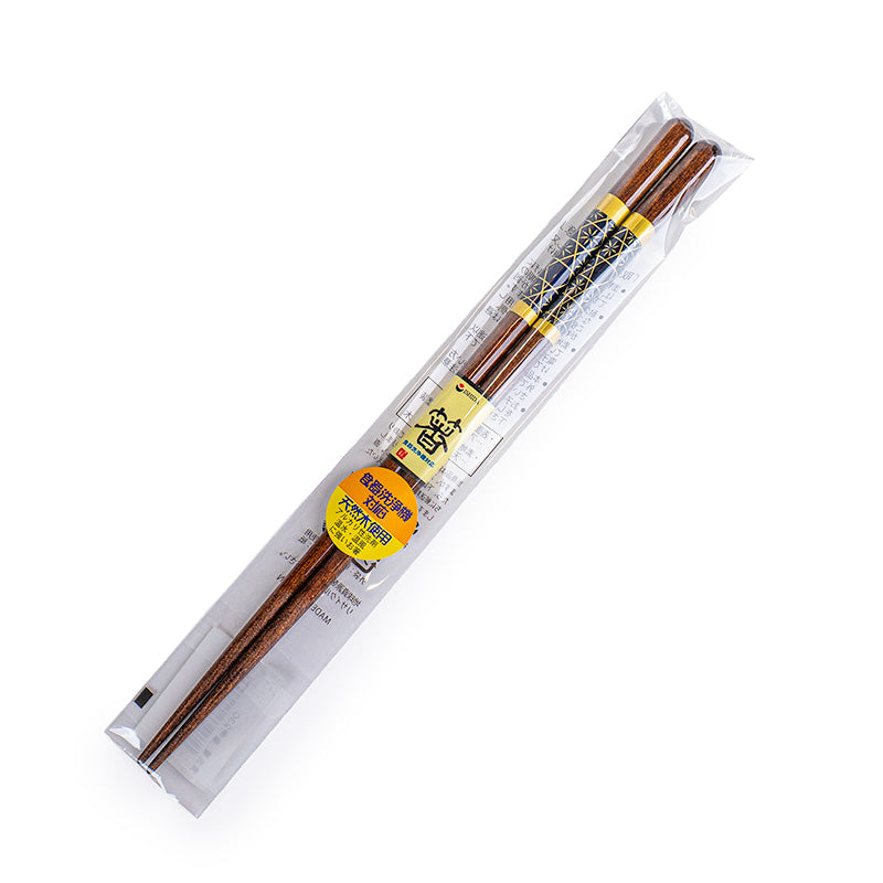 Japanese Chopsticks - Natural Wood Gold Pattern