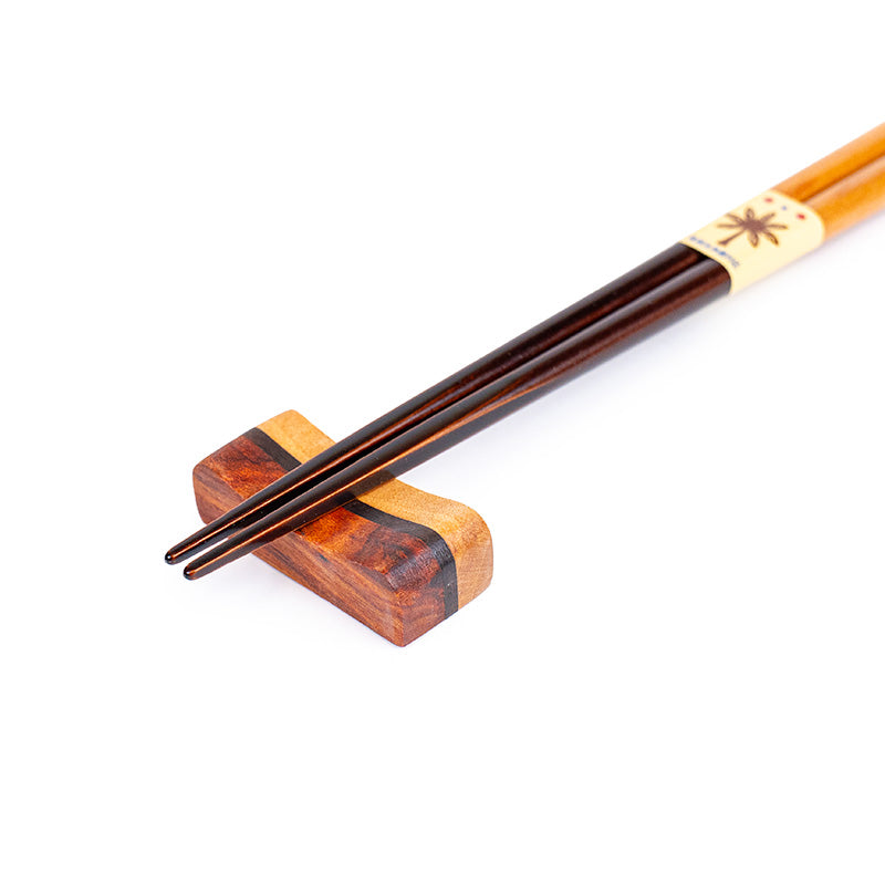 Japanese Chopsticks - Natural Wood & Rest