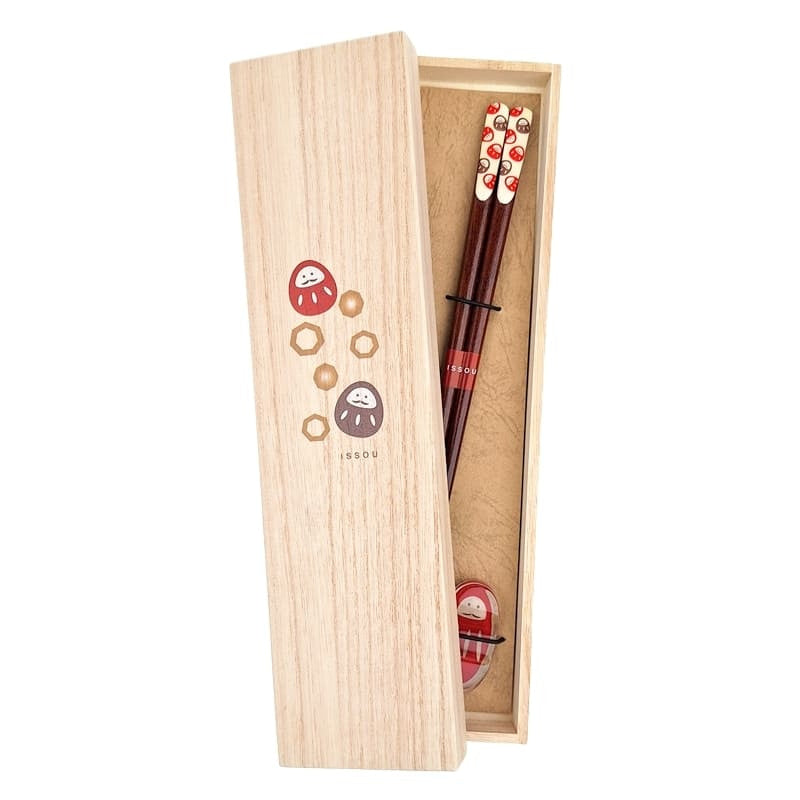 Japanese Chopsticks Set – Daruma Motif