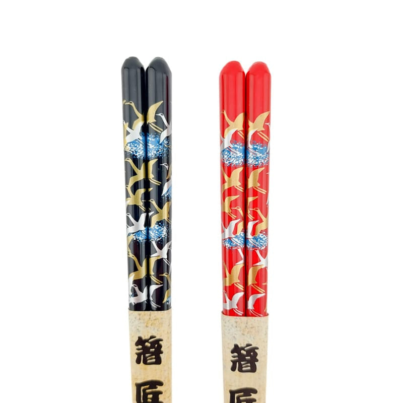 Japanese Chopsticks Set - Tsuru