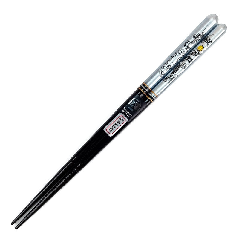 Japanese Chopsticks - Silver Dragon
