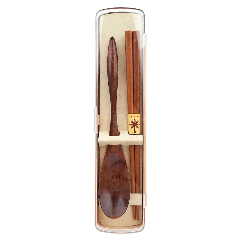 Japanese Chopsticks & Spoon Set with Carrying Box