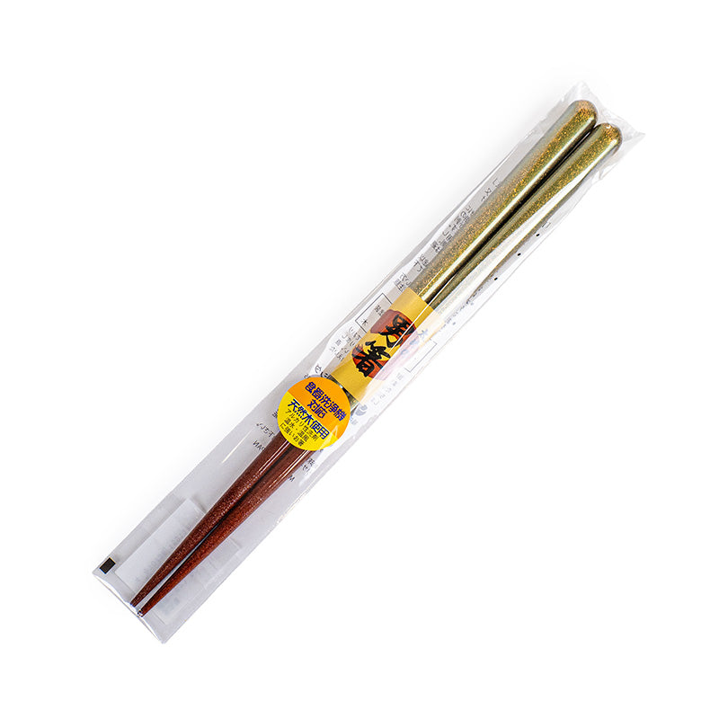 Japanese Chopsticks - Thick Gold Glitter