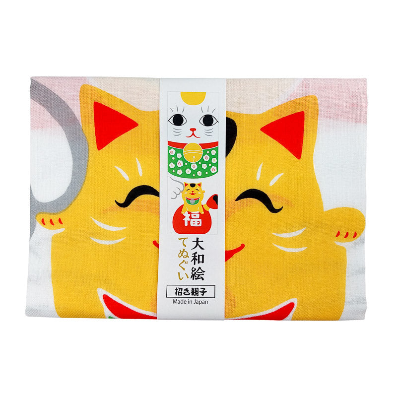 Japanese Cloth Tenugui - Maneki Neko