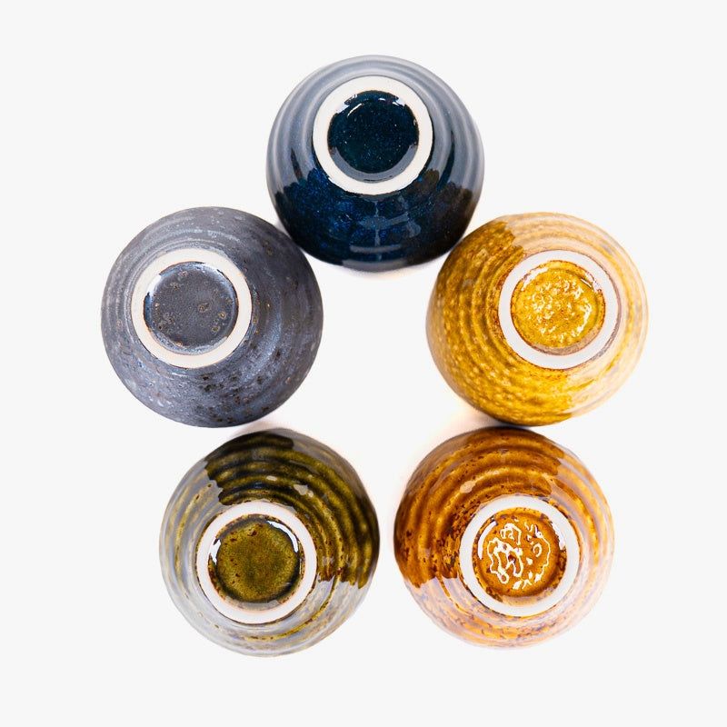 Japanese Cup Set – Hannari 5 Pieces