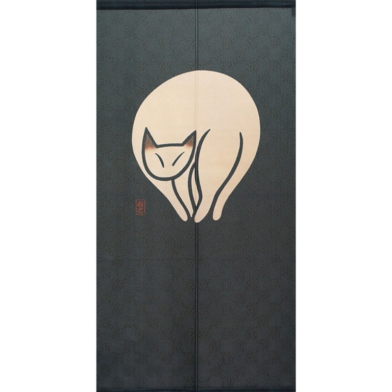Japanese Curtain Cat 85 x 150 cm (33.5’’ x 59’’)