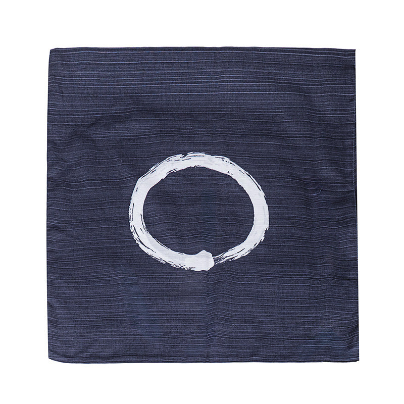 Japanese Cushion Cover - Ensō Blue 20x20