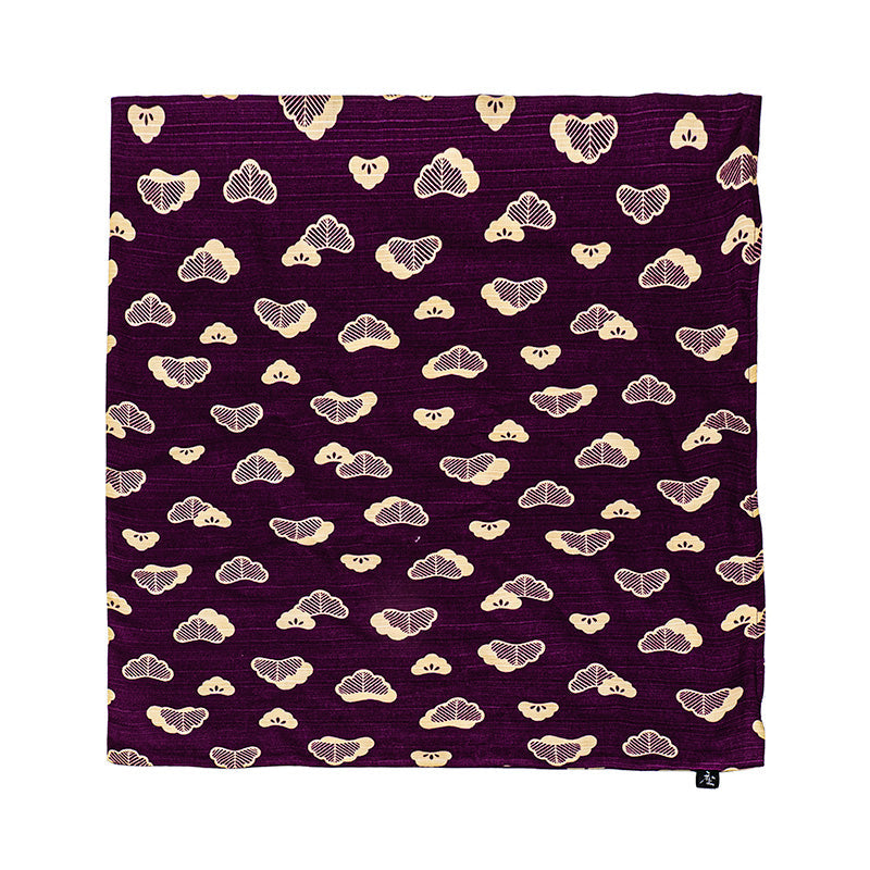 Japanese Cushion Cover - Matsu Purple 20x20