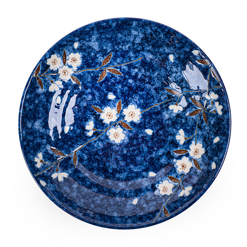 Japanese Deep Plate - Aoi Sakura