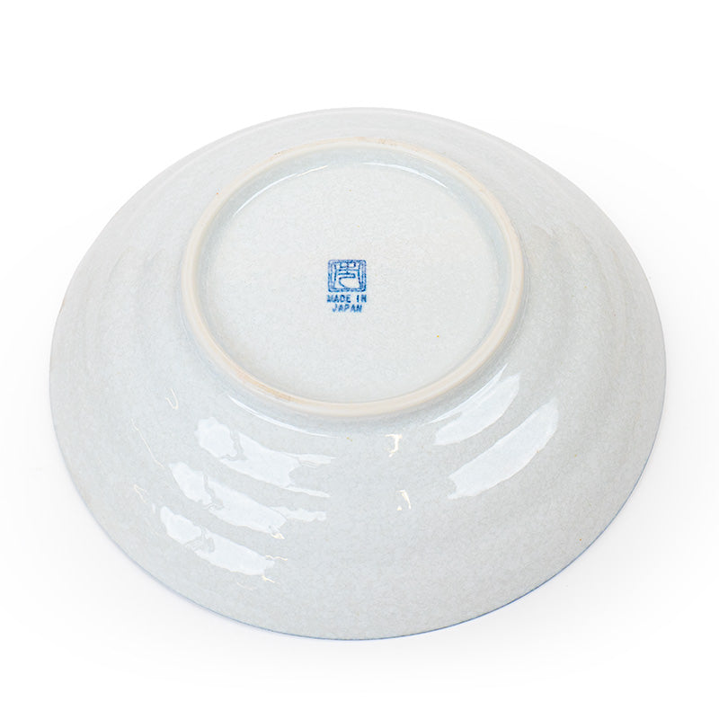Japanese Deep Plate - Seigaiha