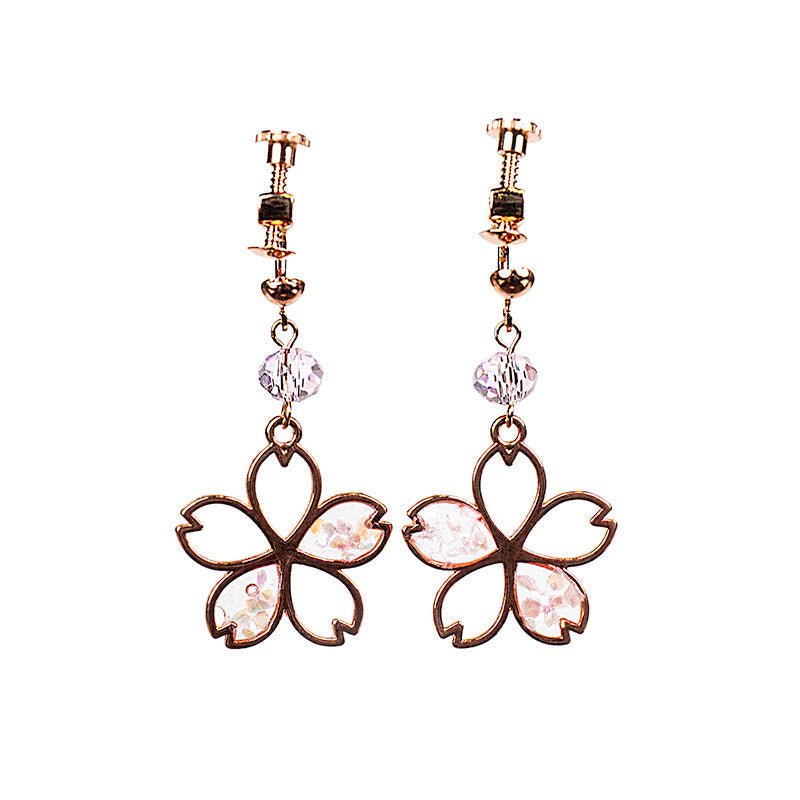 Japanese Earrings - Cherry Blossom