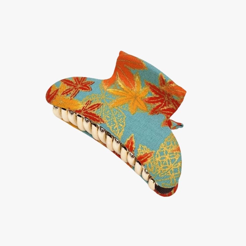 Japanese Fabric Hair Clip – Momiji