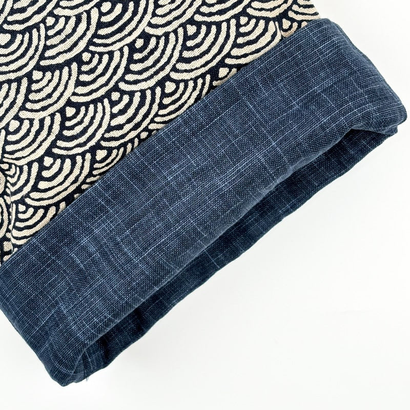 Japanese Fabric Pouch - Seigaiha