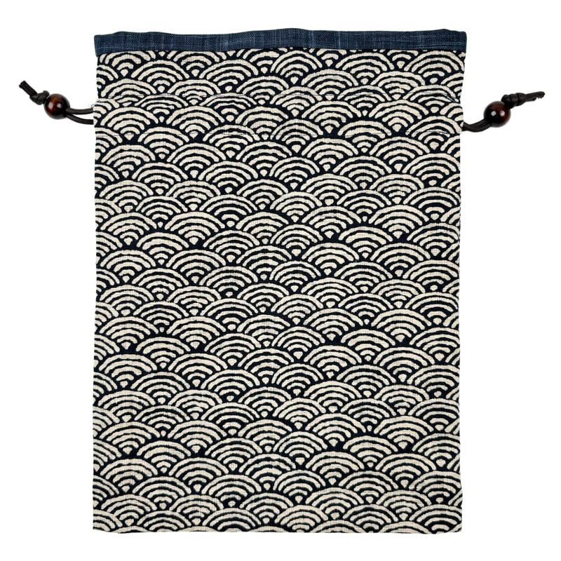 Japanese Fabric Pouch - Seigaiha