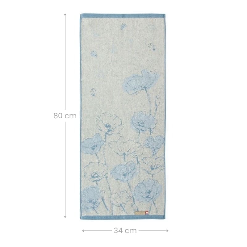 Japanese Face Towel – Poppy