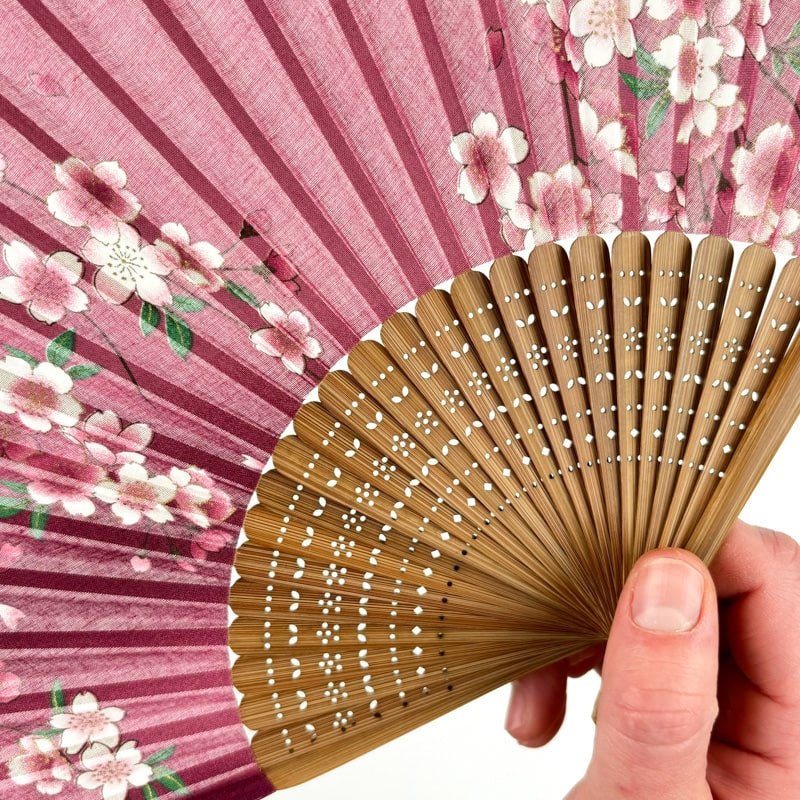 Japanese Fan - Sakura Pink