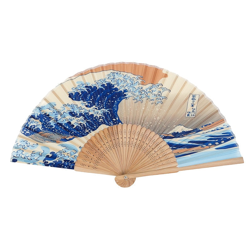 Japanese fan The Great Wave off Kanagawa