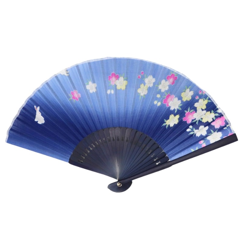 Japanese Fan – Usagi Blue