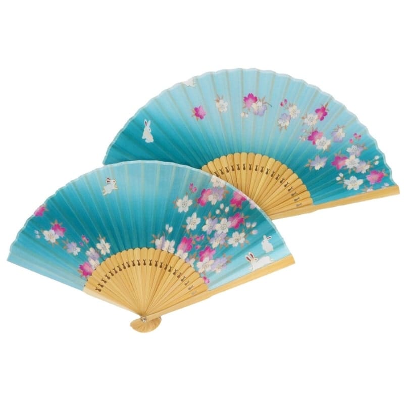Japanese Fan – Usagi Turquoise