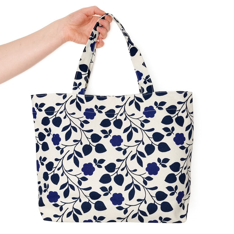 Japanese Flower Tote Bag