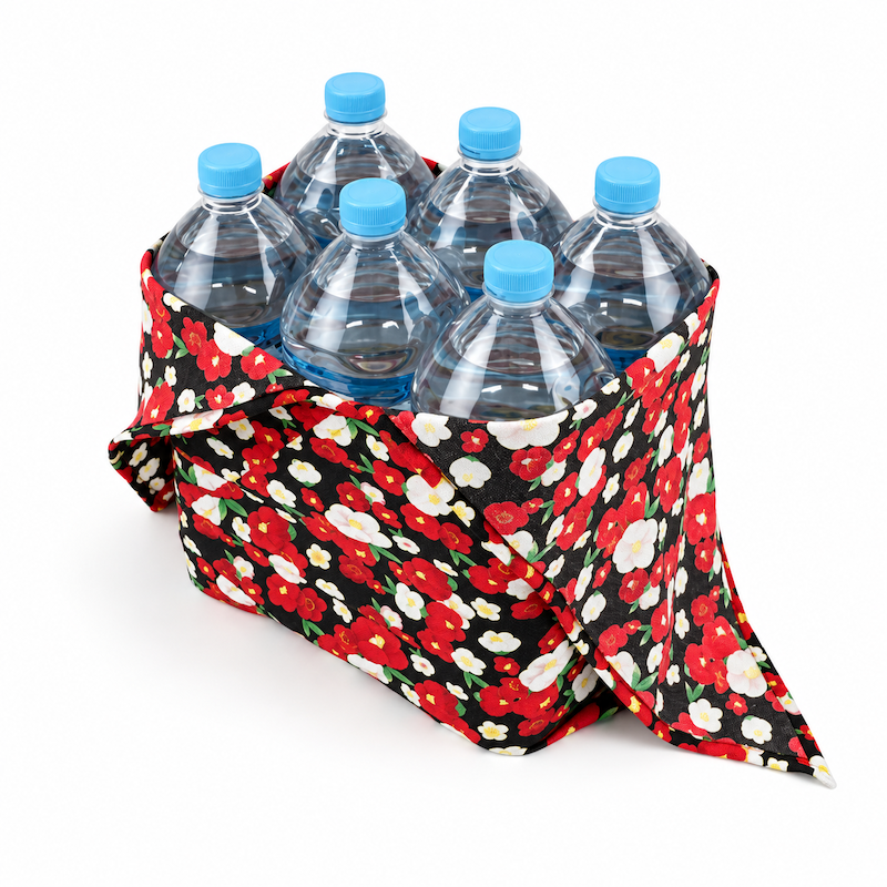 Japanese Furoshiki Bag - Tsubaki