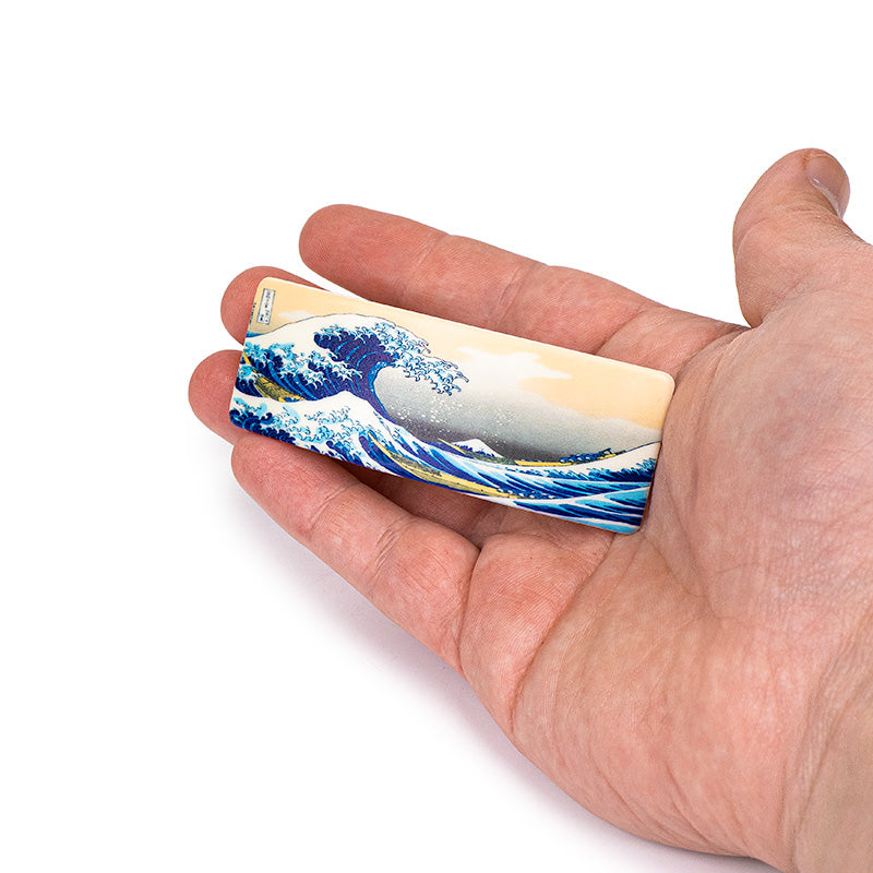 Japanese Hair Barrette - Great Wave off Kanagawa
