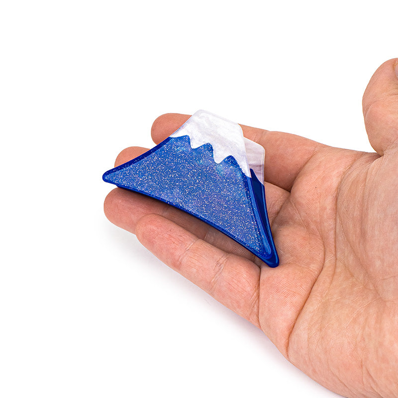 Japanese Hair Clip - Blue Mount Fuji