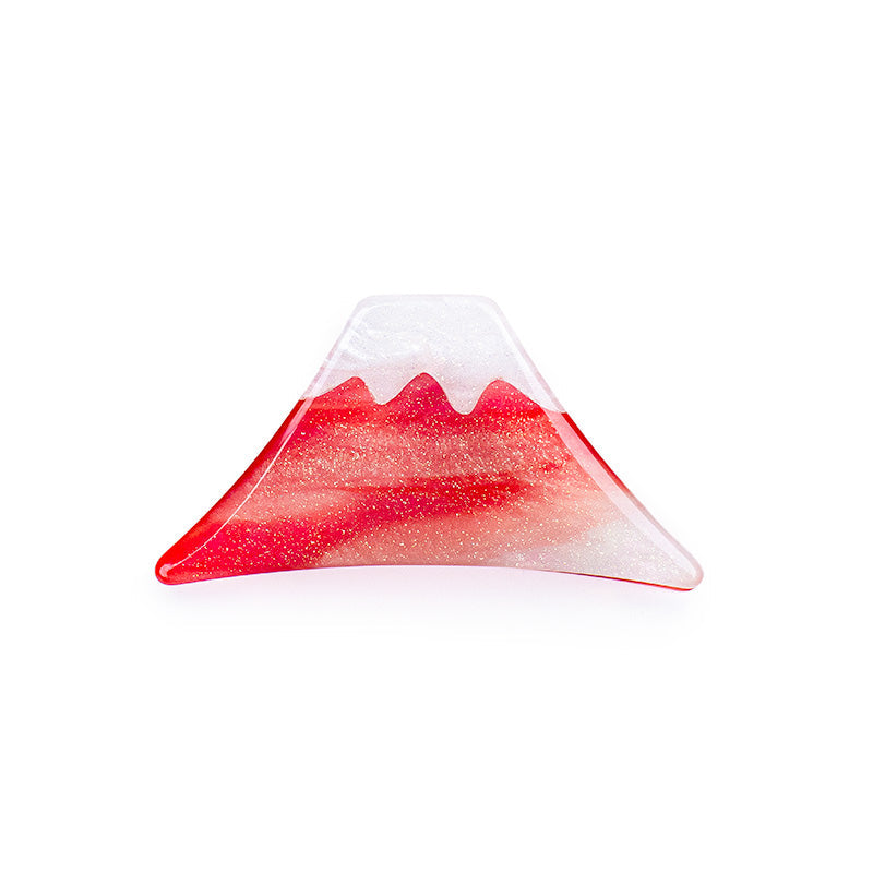 Japanese Hair Clip - Pink Mount Fuji